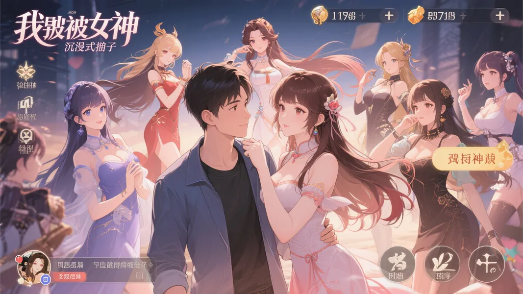绝色佳人云集！《女神锁定我了！》Steam获一致好评