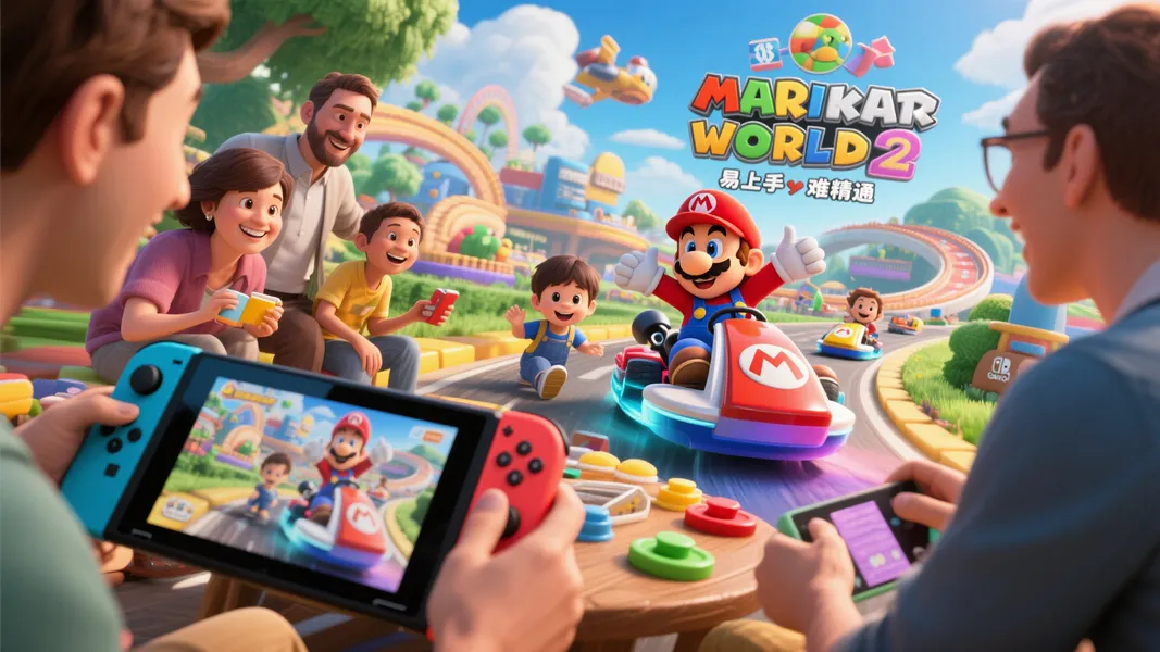 《马里奥赛车世界》为何成为Switch2首发热门？玩家数量称霸