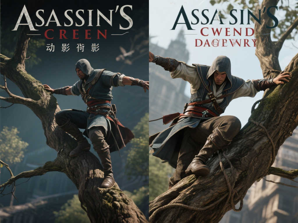 《刺客信条：影》与《刺客信条：大革命》爬树动画对比：谁的表现更真实？